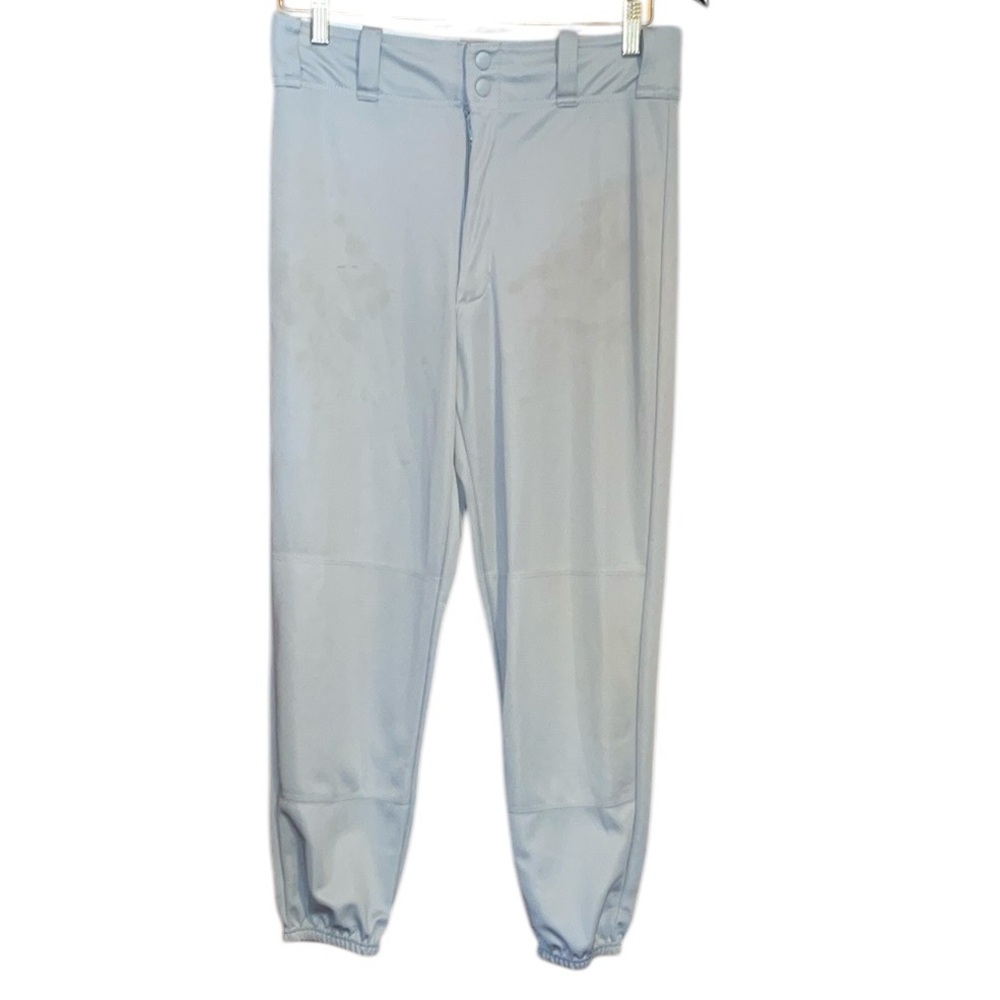 •ADIDAS•BOYS' GRAY BASEBALL CLIMATE PANTS SIZE YOUTH XL GUC